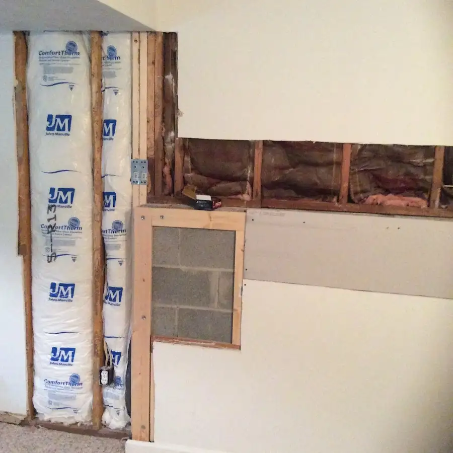 Wall insulation replacement during Odor Removal & Deodorization in Kathleen